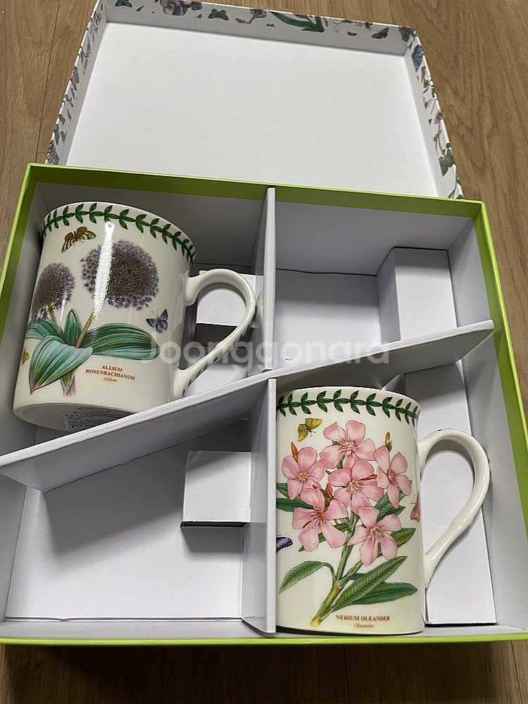 포트메리온 대접시 포함 머그잔 2개 셋트--1