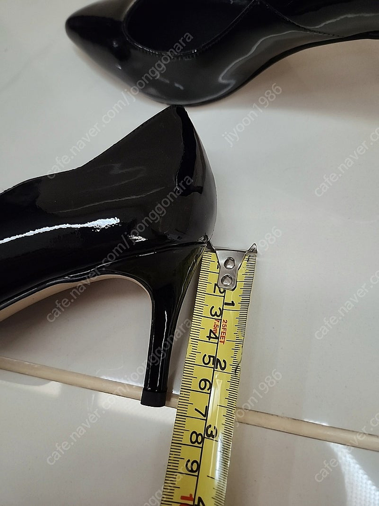 지니킴 Jenny Kim 블랙 Chicky 구두 기본구두 에나멜 정장구두 이미지