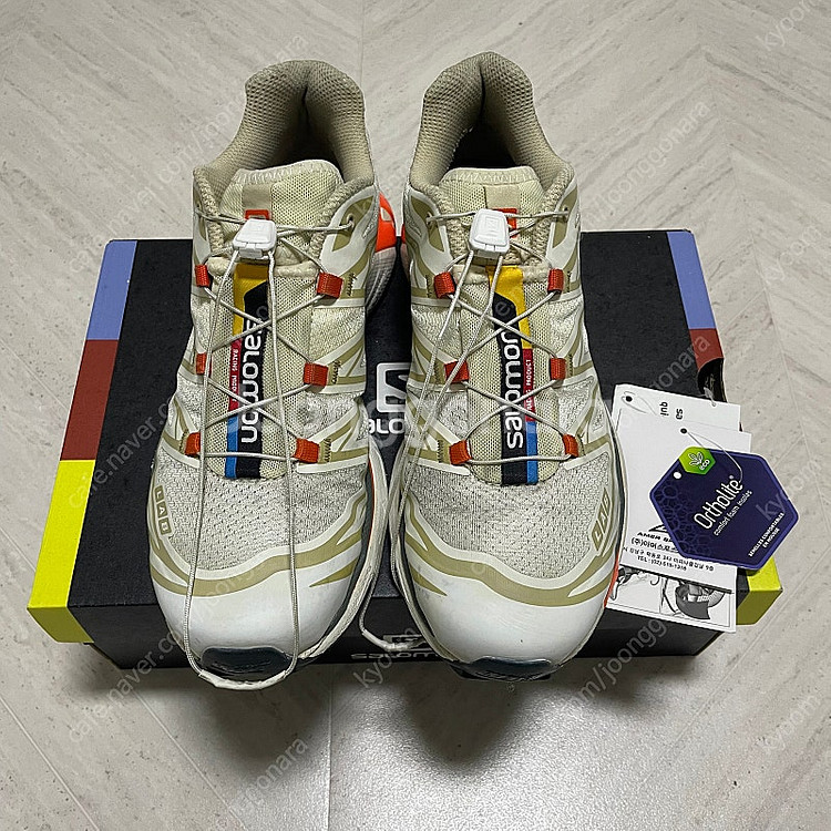 [250] 살로몬 XT-6 등산화 오렌지--0