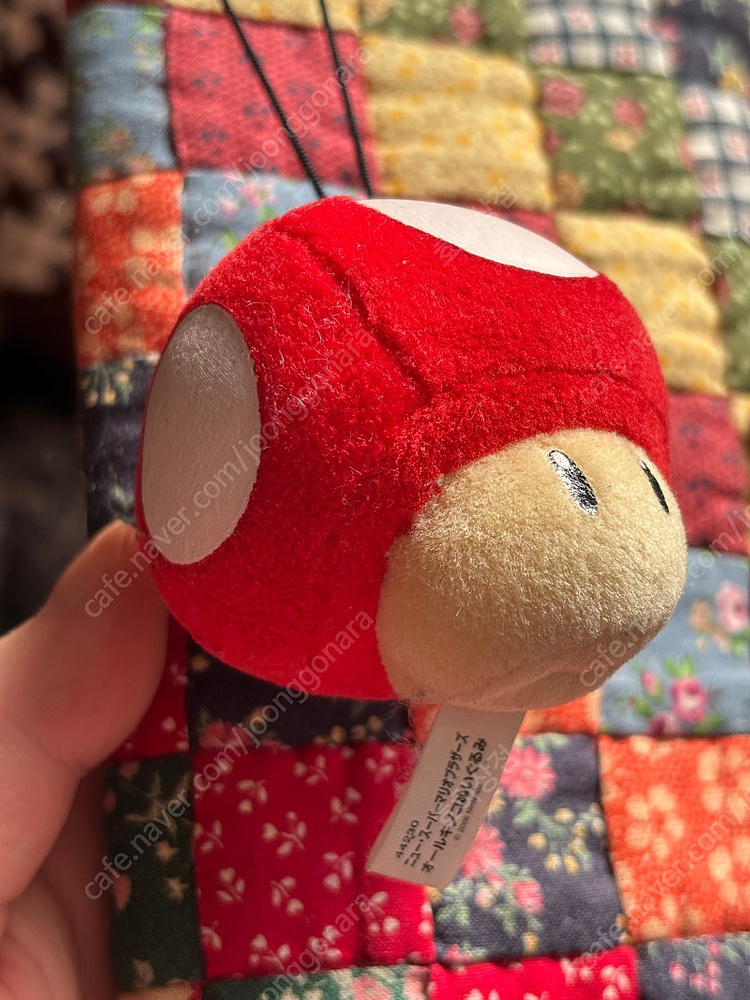 일본 고전인형키링 반프레스토 슈퍼마리오 버섯인형 일본 빈티지인형 고전스트랩 백꾸 다꾸 이미지