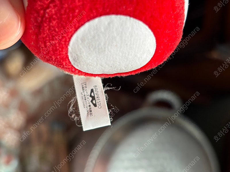 일본 고전인형키링 반프레스토 슈퍼마리오 버섯인형 일본 빈티지인형 고전스트랩 백꾸 다꾸 이미지