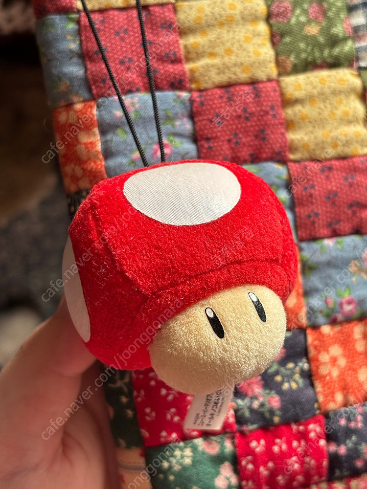 일본 고전인형키링 반프레스토 슈퍼마리오 버섯인형 일본 빈티지인형 고전스트랩 백꾸 다꾸 이미지