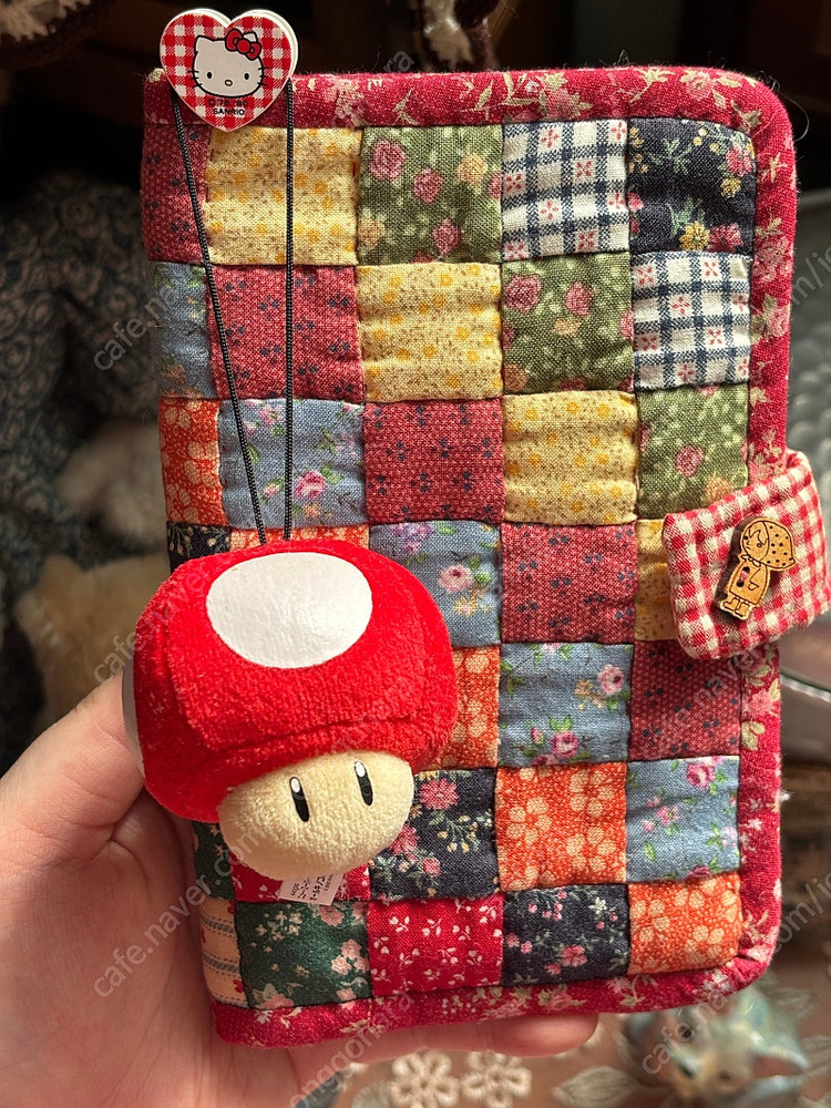 일본 고전인형키링 반프레스토 슈퍼마리오 버섯인형 일본 빈티지인형 고전스트랩 백꾸 다꾸 이미지