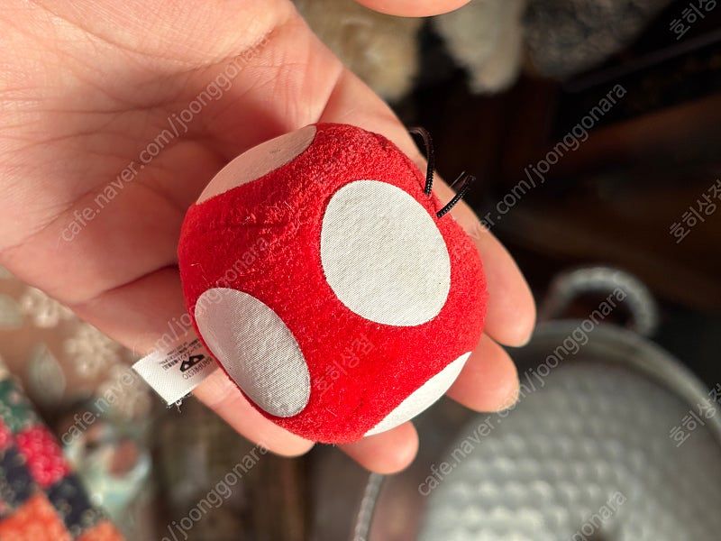 일본 고전인형키링 반프레스토 슈퍼마리오 버섯인형 일본 빈티지인형 고전스트랩 백꾸 다꾸 이미지