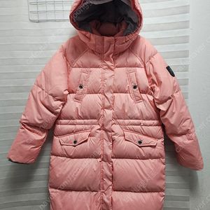 디스커버리 키즈 여아 핑크 롱패딩 사이즈 140