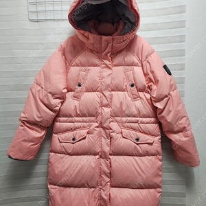 디스커버리 키즈 여아 핑크 롱패딩 사이즈 140
