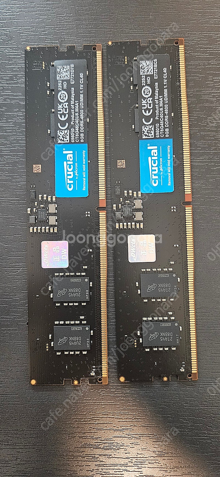 Crucial 8GB DDR5-4800 메모리 2개 일...--0