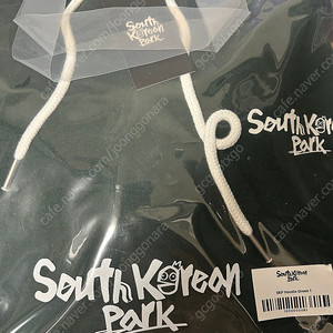 사우스코리안파크 그린 후드티 [사이즈1] 팝니다 이미지