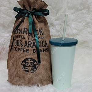 (새상품)스타벅스 SS 리저브 라이트그린 콜드컵 473ml (민트 스테인리스)