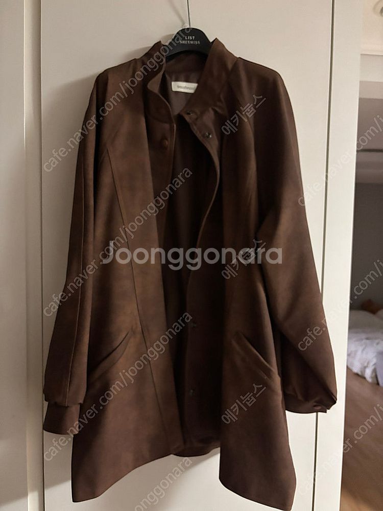 스무드무드 토바코 래더 자켓--4