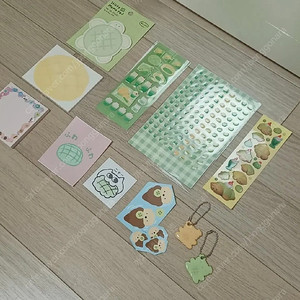 메론빵 멜론 다꾸 스티커 떡메모지 키링 등 카메론