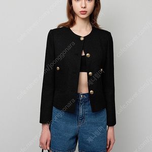 룩캐스트 베카 트위드 자켓 새상품 정장 자켓 하객룩