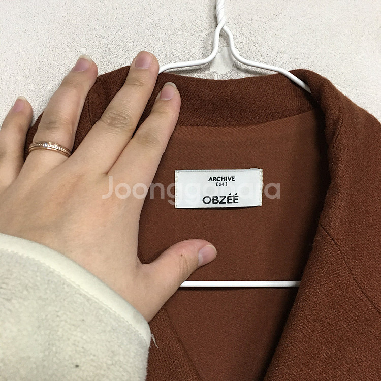 오브제 캐시미어 플레어 롱 원피스 55 / 랑방 마인 ...--1