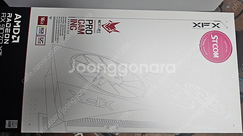 라데온 xfx 9070xt mercury white 팝...--1