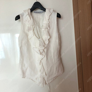 안느퐁텐 린넨100 블라우스 민소매 나시 조끼 베스트 프랑스 정품 명품