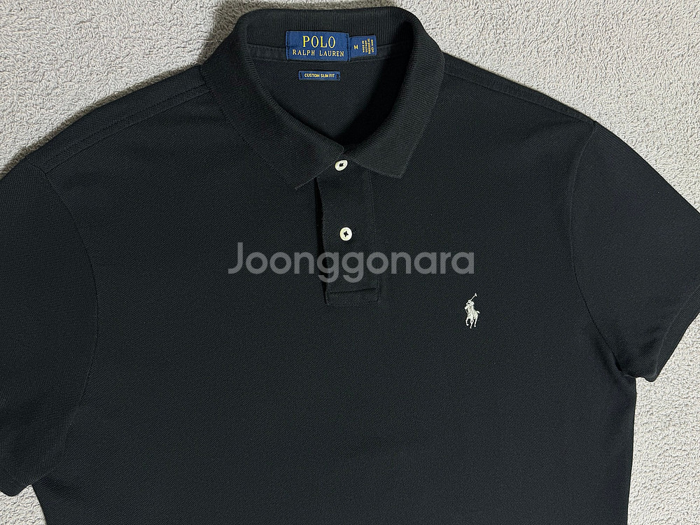 폴로 커스텀핏 M 피케이 반팔 카라티--8