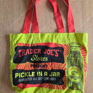 [중고]트레이더 조스(TRADER JOE'S) 피클 에코백