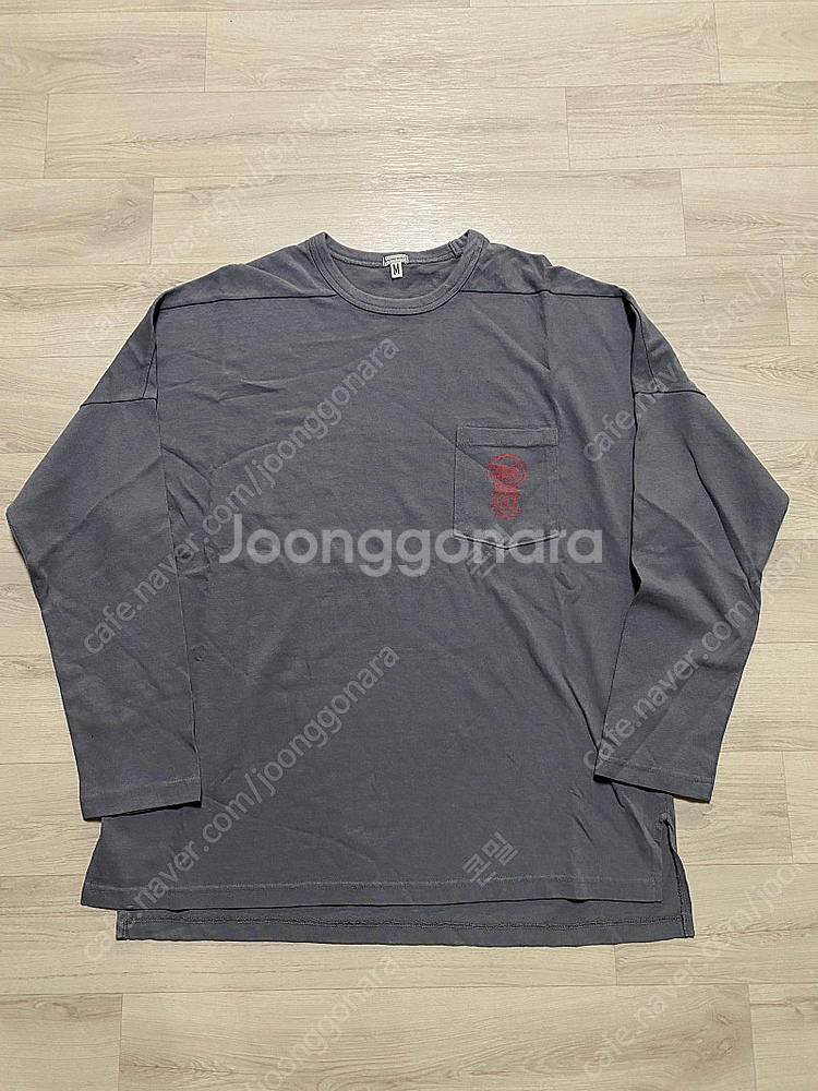 ODS 올리브드랩서비스 POAM TEE 롱슬리브 그레이...--0