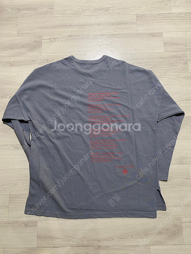 ODS 올리브드랩서비스 POAM TEE 롱슬리브 그레이...--2