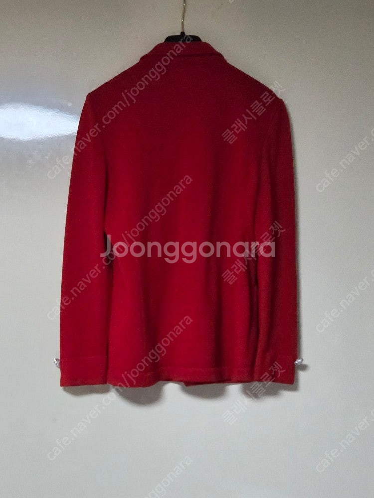 센죤 ST.JOHN 보석 단추 레드 가디건 자켓 무료 ...--6