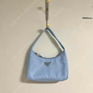 Prada 정품 프라다 리에디션 2000 리나일론 미니백 셀레스트 블루 호보백 미니