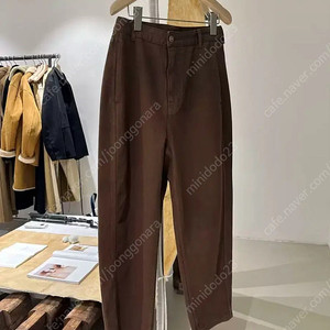 르917 커브 데님팬츠CURVED DENIM PANTS brown 38