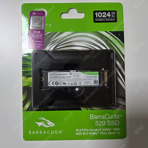 씨게이트 바라쿠다 Seagate BarraCuda SSD 1TB