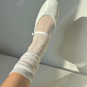 파리앤뉴욕 램스킨 플랫슈즈 새상품 235