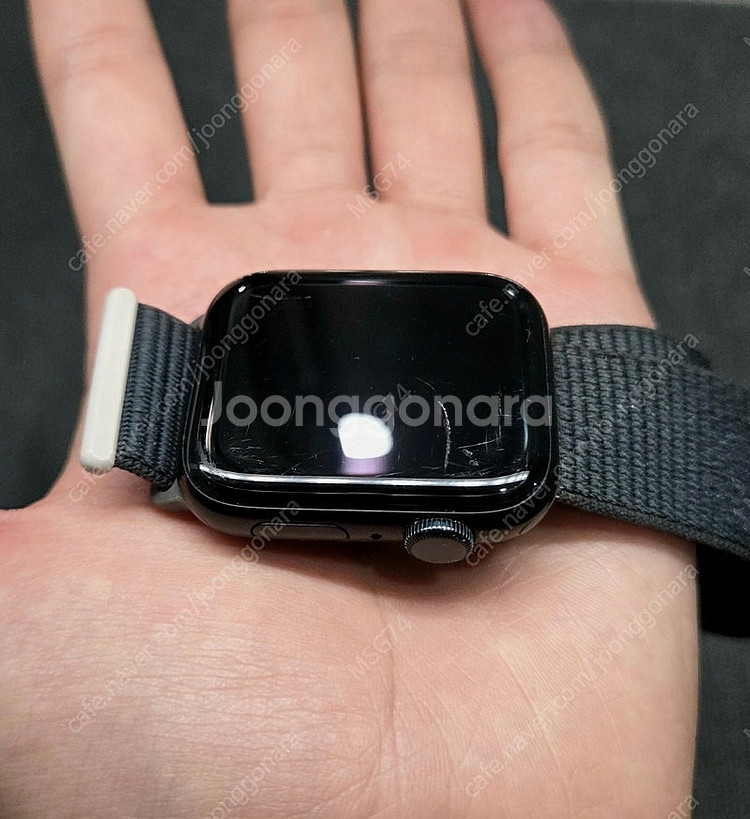 애플워치 se2 44mm gps 미드나이트 스포츠밴드--4