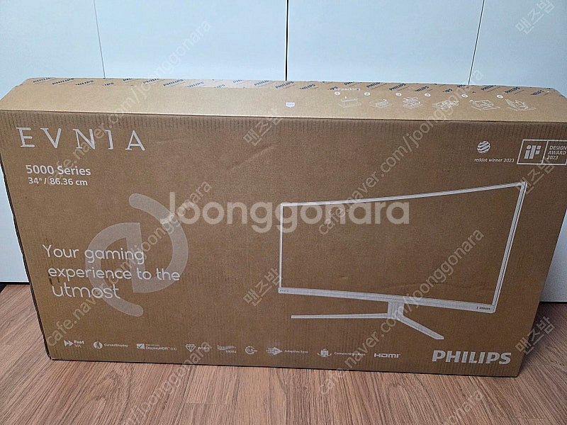 필립스 에브니아 34M2C5500 WQHD 180프리싱...--0