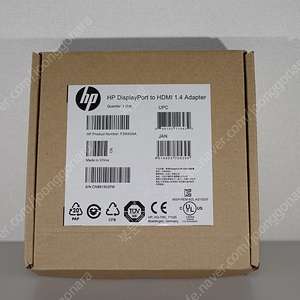 HP DP to HDMI 1.4 아답터 (F3W43AA)