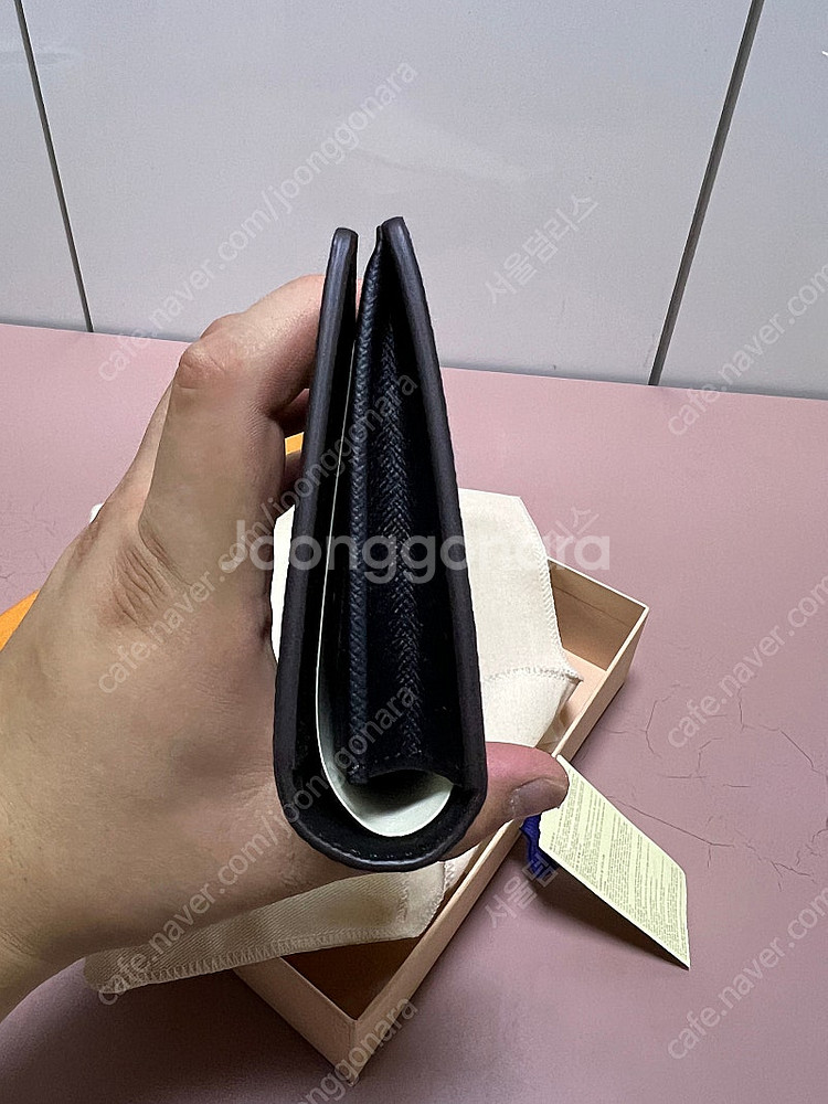 루이비통 니고 브라짜 월렛 장지갑 자이언트 다미에 에벤...--5