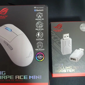 asus rog harpe ace mini + 폴링부스터 8k 하프 에이스 미니 택포 8
