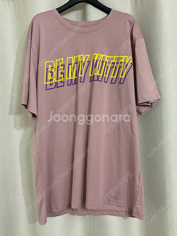 새상품) Be my kitty 프린팅 반팔 티셔츠 xl--1