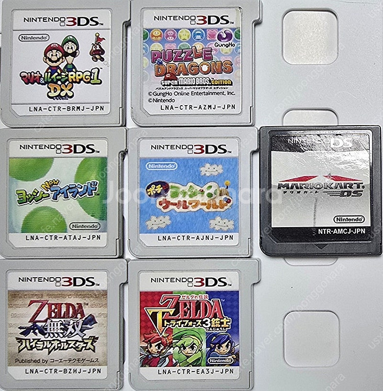 일판 일본판 3DS 타이틀 칩 판매--1