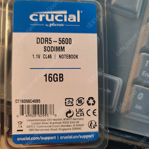 노트북용 램 마이크론 Crucial DDR5-5600 16기가