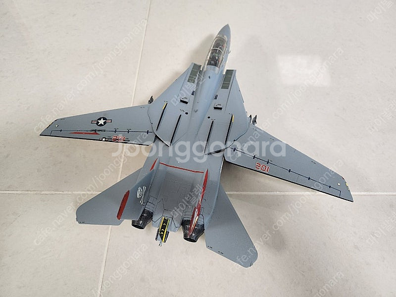 1/72 F-14 톰캣 전투기 프라모델 완성작 (탑건1...--2