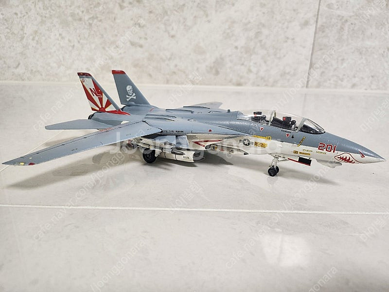 1/72 F-14 톰캣 전투기 프라모델 완성작 (탑건1...--3
