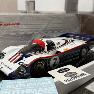 포르쉐 956 로스만 1:18 스파크 르망24