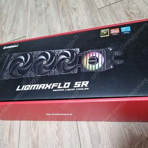 수냉3열 쿨러. 에너맥스 liqmaxflo SR AS 교환 으로 받은 미사용품.