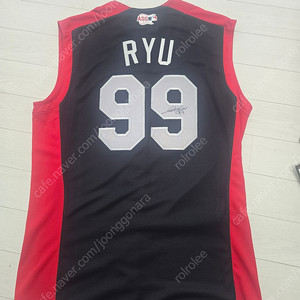 류현진 2019년도 올스타전 어센틱 유니폼,사인볼