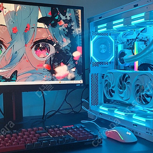 개인) 7800x3d 4080 화이트 게이밍 컴퓨터