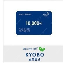 교보문고 기프티카드 교환권 1만원