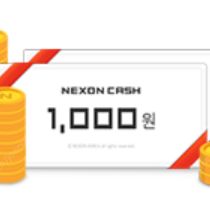 넥슨캐시 쿠폰 1,000원권 개당 800원에 여러장 팝니다