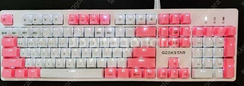 긱스타 화이트 핑크gk802 / 앱코 k663 게이밍 ...--0
