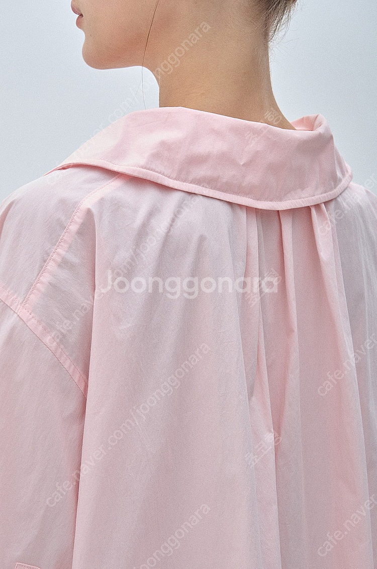 25ss 마인 핀턱 스트랩 칼라 셔츠 55 더캐시미어 타임 랑방--6