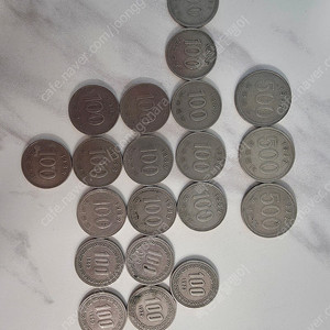 동전 100원,500원 수집