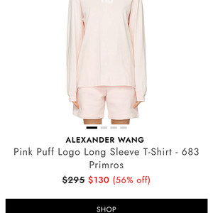 Alexander wang 알렉산더왕 티셔츠