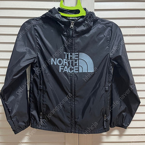 노스페이스 키즈 블랙 바람막이 자켓 120 사이즈