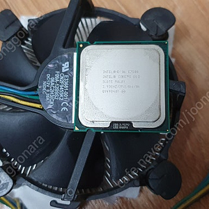 Intel 코어2듀오 E7500 2개(정품쿨러있음) 충남 서산 당진(반값택포 1.2만원)